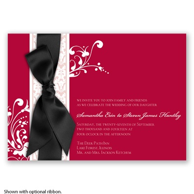 Forever Color - Apple - Invitation