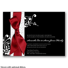 Forever Color - Black- Invitation