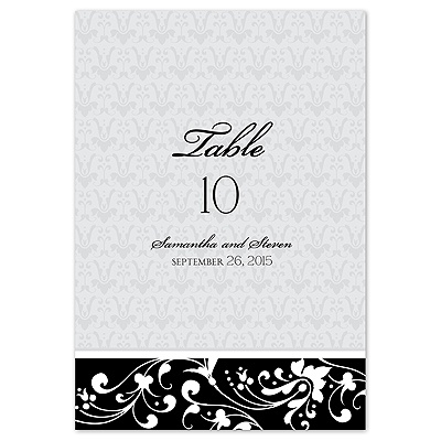 Forever Color - Black - Table Number