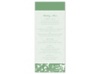 Forever Color - Clover - Menu Card