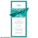 Perfect Paisley Duet - Jade - Invitation
