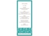 Perfect Paisley - Jade - Menu Card