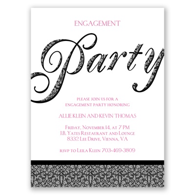 Big Party - Engagement Party Invitation