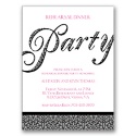 Big Party - Rehearsal Dinner Invitation