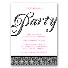 Big Party - Anniversary Party Invitation