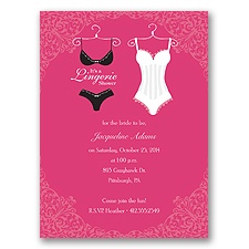 Lingerie - Shower Invitation