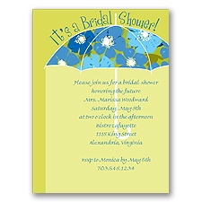 Umbrella - Shower Invitation