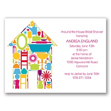 Round The House - Shower Invitation