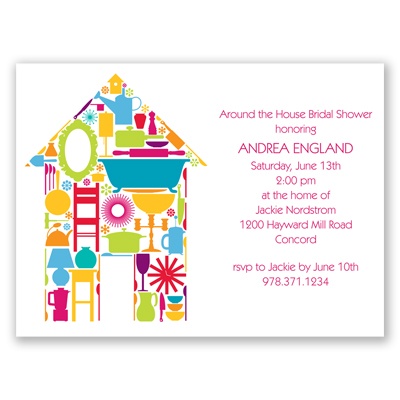 Round The House - Shower Invitation