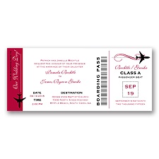 Boarding Pass - Apple - Invitation
