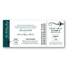 Boarding Pass - Gem - Invitation