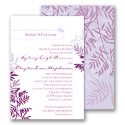 Flowing Leaves - Sangria - Value Invitation Set