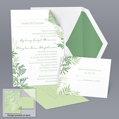Flowing Leaves - Clover - Value Invitation Set