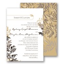 Flowing Leaves - Chocolate - Value  Invitation Set