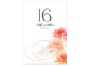 Beloved - Tangerine - Table Number