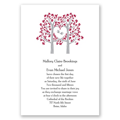 Naturally Love - Apple - Invitation