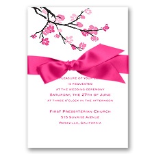 Budding Beauty - Watermelon - Invitation