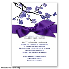 Budding Beauty - Regency - Invitation