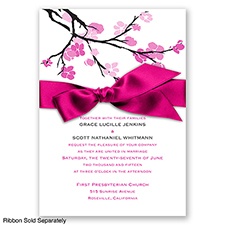 Budding Beauty - Poppy - Invitation