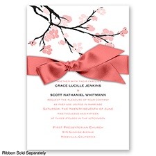Budding Beauty - Coral Reef - Invitation