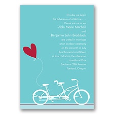 Bicycle Built For Two - Invitation