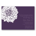 Burst of Love - Plum - Invitation