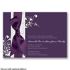 Forever Color - Plum - Invitation