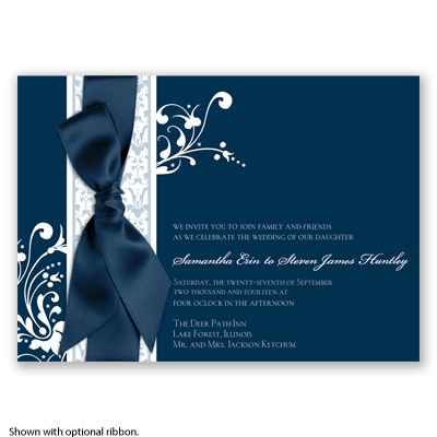Forever Color - Peacock - Invitation
