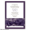 Perfect Paisley - Plum - Invitation