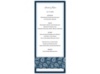 Perfect Paisley - Peacock - Menu Card