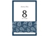 Perfect Paisley - Peacock - Table Number