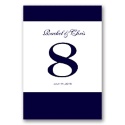 Colored Border - Table Number