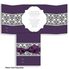 Together Forever - Plum - Invitation