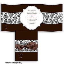 Together Forever - Chocolate - Invitation