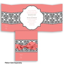 Together Forever - Coral Reef - Invitation