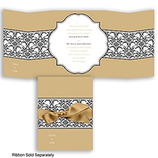 Together Forever - Golden - Invitation