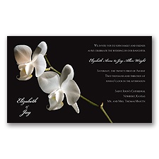 Delicate Orchid - Invitation