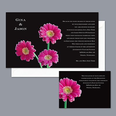 Delicate Daisy - Invitation
