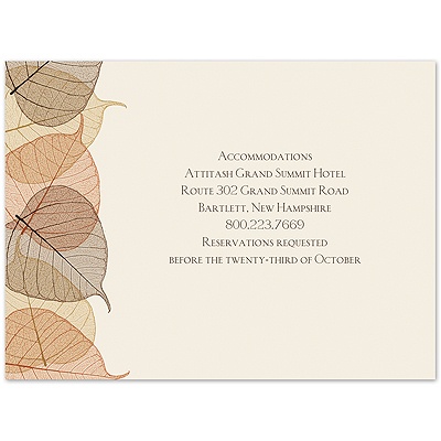 Lucent Leaves - Multi-Purpose Card