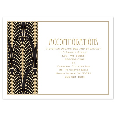 Dynamic Lines - Golden - Multi-Purpose Card
