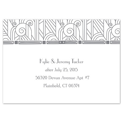 Deco Glamour - Silver - Multi-Purpose Card