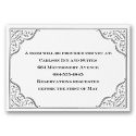 Silver Filigree Border - Multi-Purpose Card