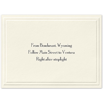 Sophisticated Border - Multi-Purpose Card