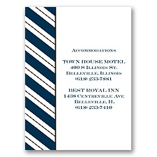 Formal Stripes - Multi-Purpose Card