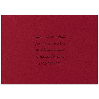 Twilight Black and Red Rose - Multi-Purpose Card