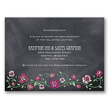 Blooming Chalkboard - Begonia - Multi-Purpose Card