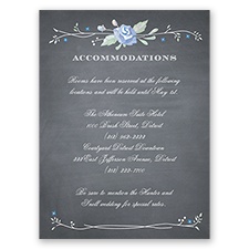 Rustic Bouquet - Bluebird - Multi-Purpose Card