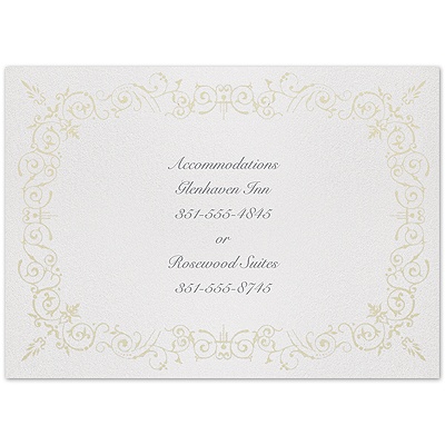 Vision In White - Multi-Purpose Card