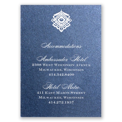 Luminous Lace - Sapphire Shimmer Multi-Purpose Card