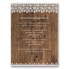 Barnwood & Lace - Multi-Purpose Card